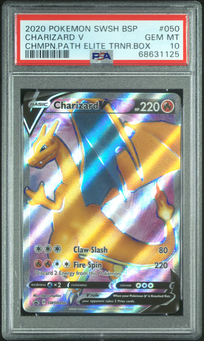 Pokémon Enkeltkort Graded – Charizard V #050