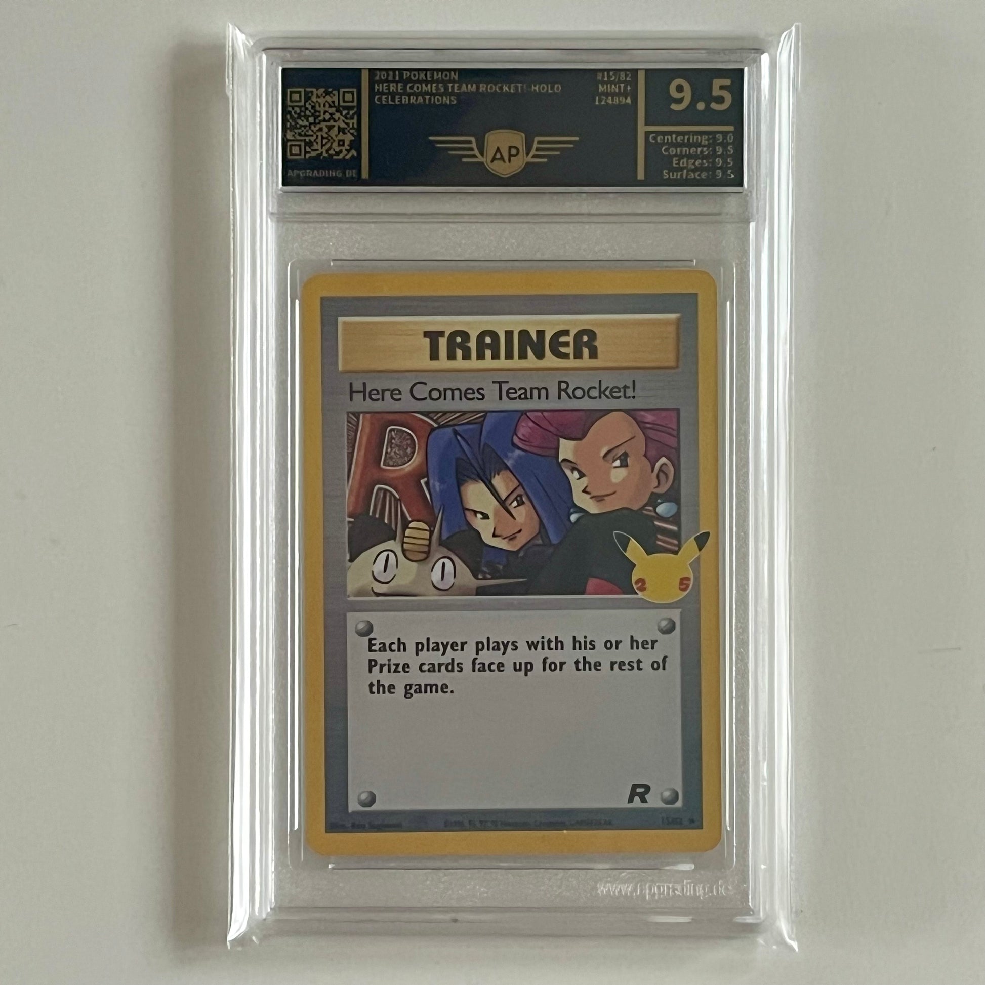 Pokémon Enkeltkort Graded – Here Comes Team Rocket! Holo #15/82