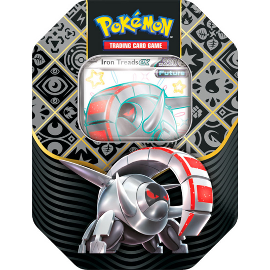 Pokémon Tin Kasse - Scarlet & Violet: Paldean Fates Collector's Tin (Iron Treads)