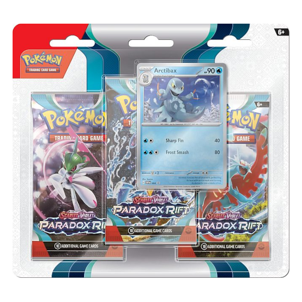 Pokémon Blister Pack – 3-pack Scarlet & Violet: Paradox Rift (Arctibax)