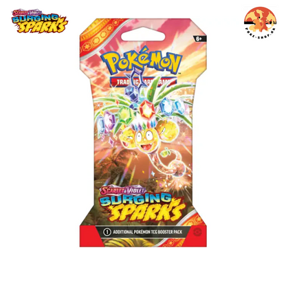 Pokémon Booster Pakke (Sleeved) - Scarlet & Violet: Surging Sparks