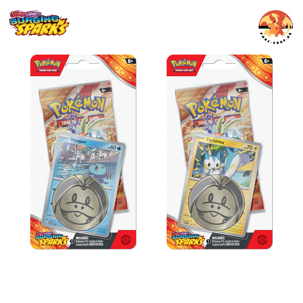 Pokémon Checklane Blister Pack – Scarlet & Violet: Surging Sparks