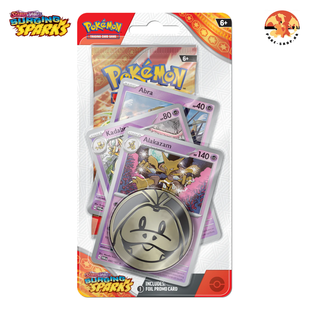 Pokémon Checklane Blister Pakke - Scarlet & Violet: Surging Sparks