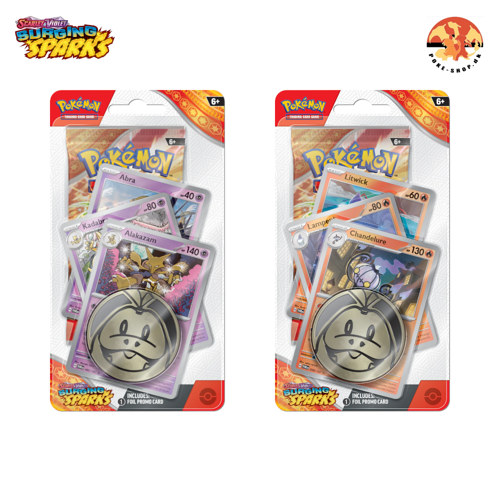 Pokémon Checklane Blister Pakke - Scarlet & Violet: Surging Sparks