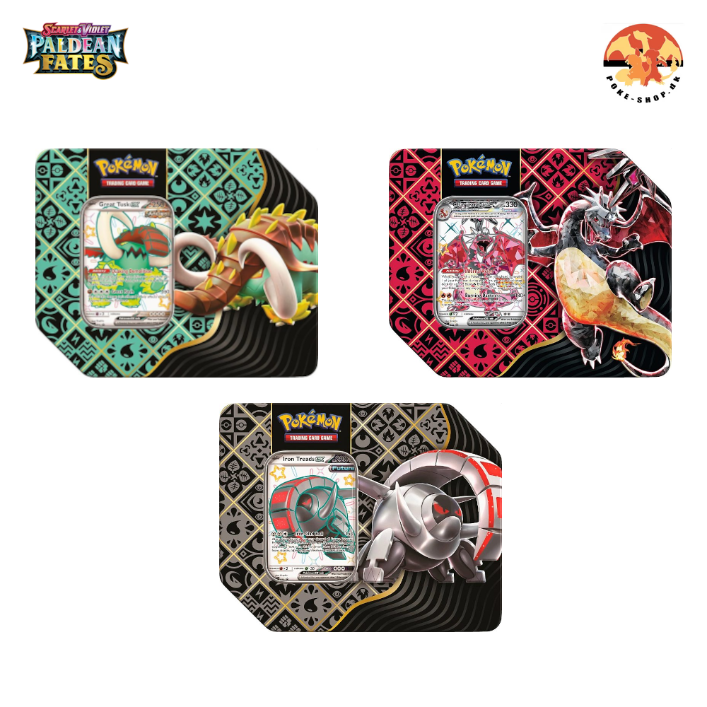 Pokémon Tin Kasse - Scarlet & Violet: Paldean Fates Collector's Tin (US Edition)