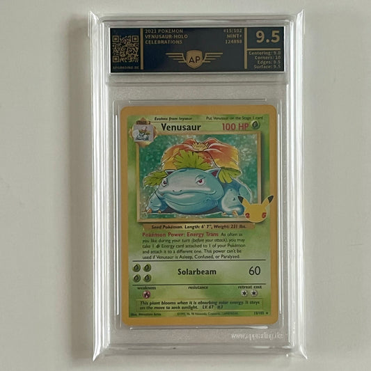 Pokémon Enkeltkort Graded – Venusaur #15/102