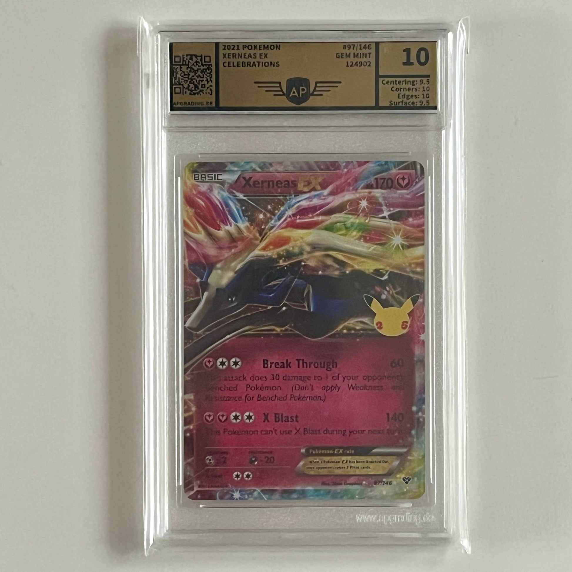 Pokémon Enkeltkort Graded – Xerneas EX #97/146